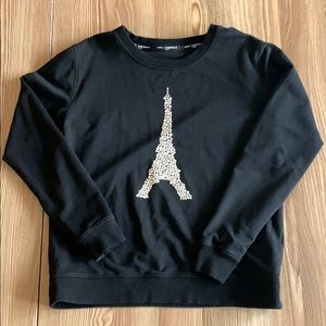 Black Cotton Sweater